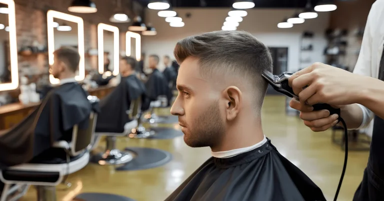 Best buzz cut fade styles for men 2026 being styled in a barbershop