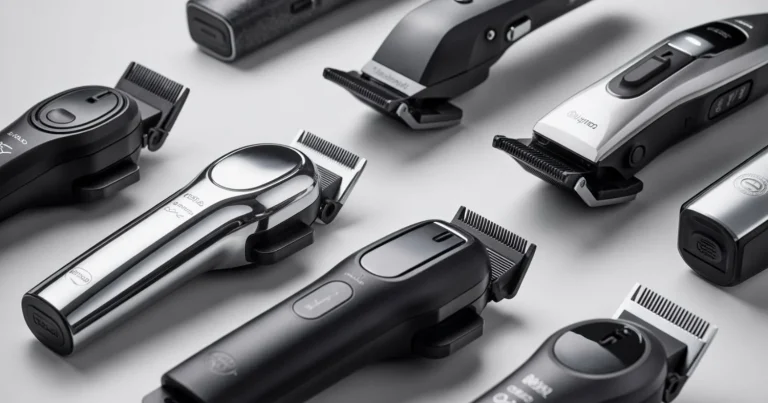 Multiple buzz cut clippers lineup cordless hair clippers close view